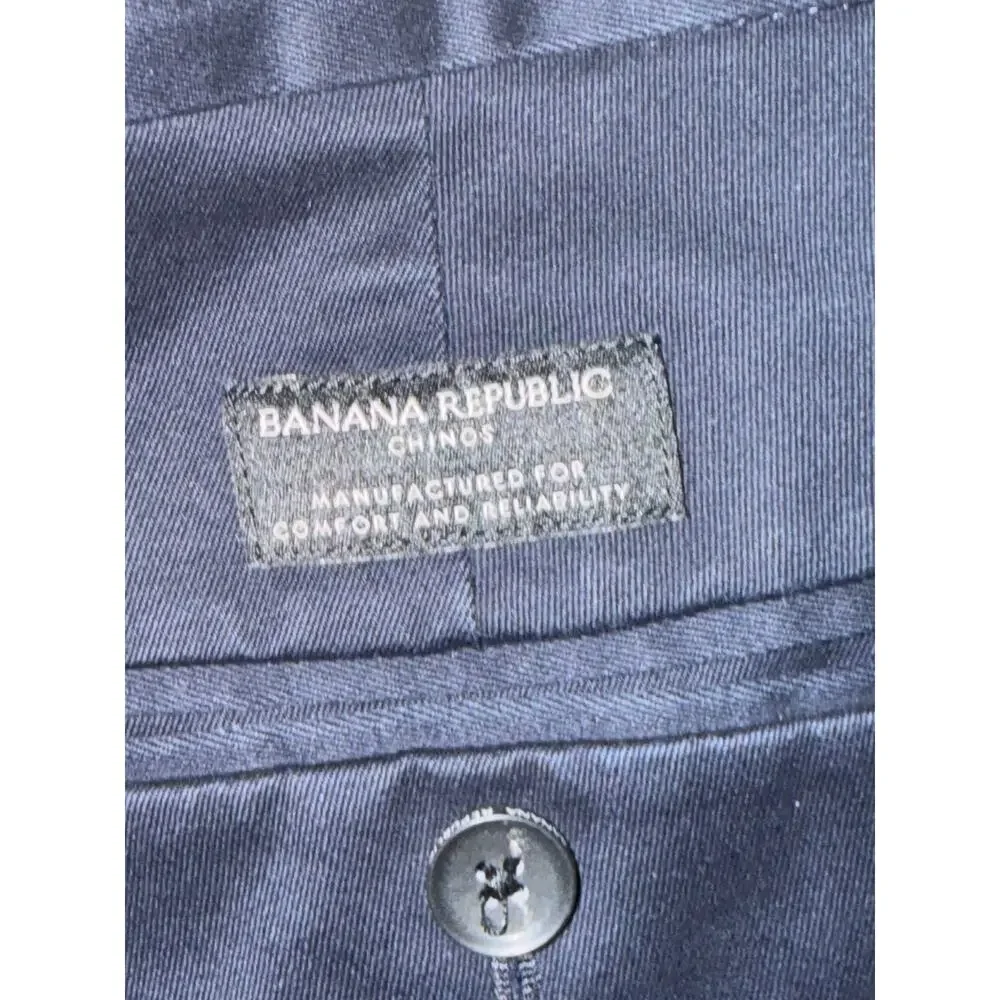 Men's Banana Republic Navy Mason Athletic Tapered Fit Dress Pants 34 x 36